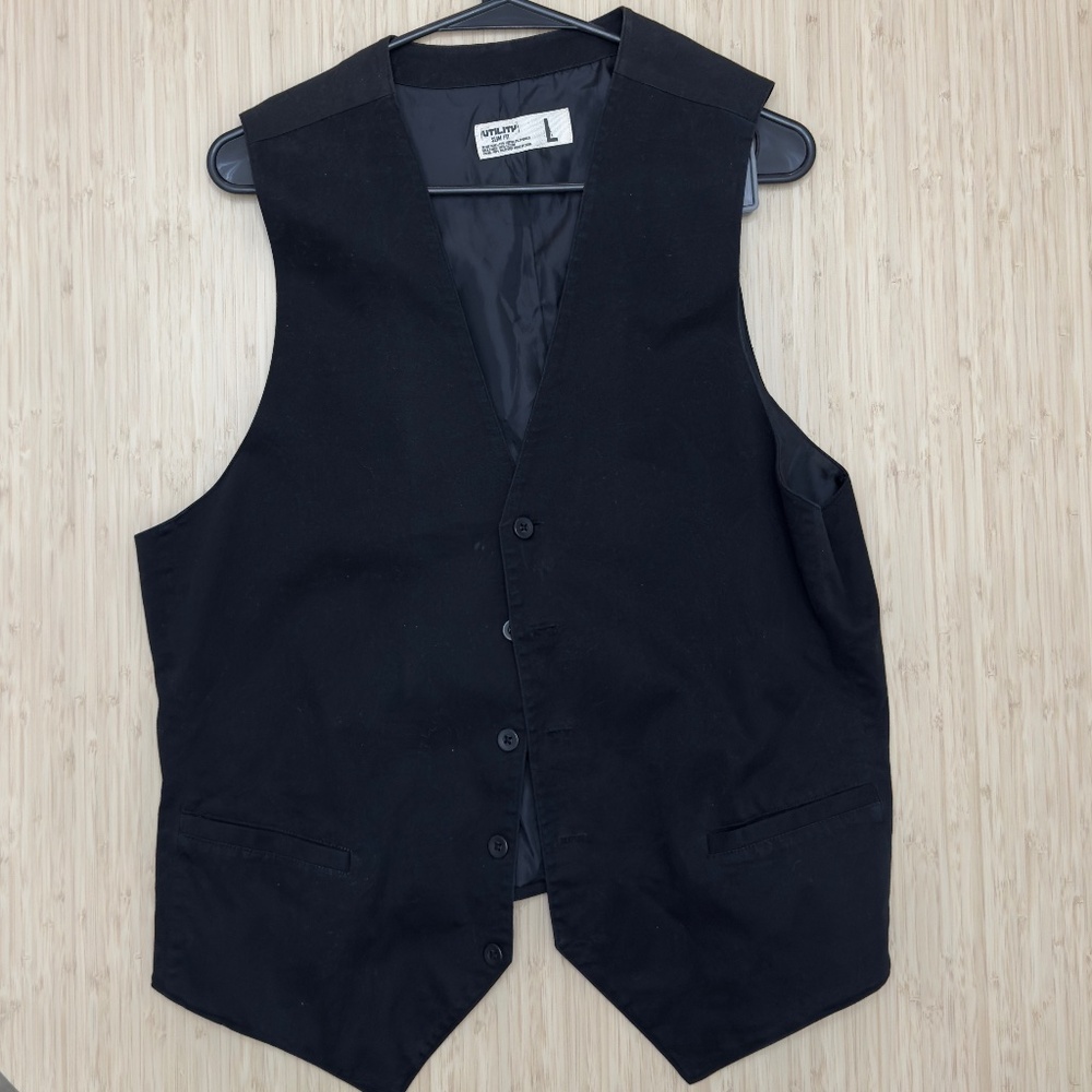 Men's Black Vest